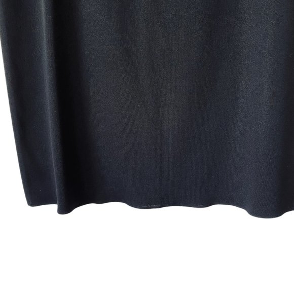 Exclusively Misook Size Small Knit Pull On Skirt Black - Picture 6 of 13